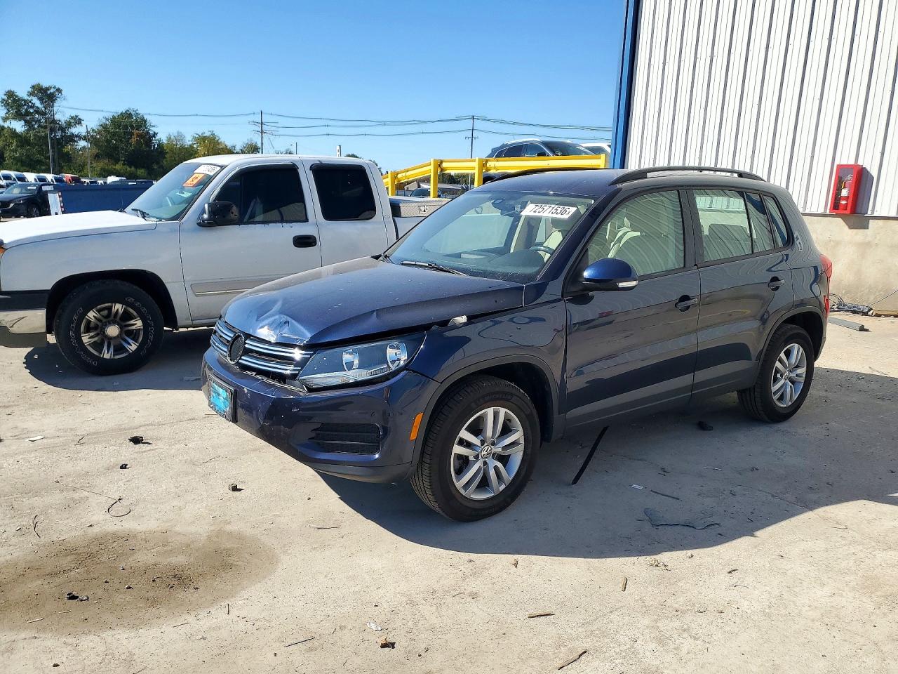 2016 VOLKSWAGEN TIGUAN S | WVGAV7AX8GW602318 | UPCARS