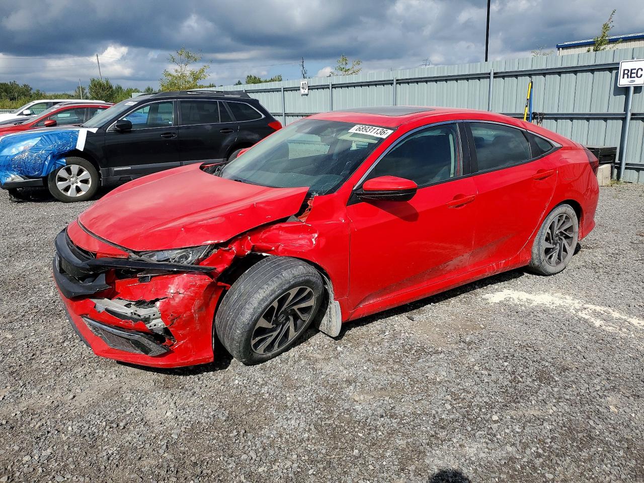 2020 HONDA CIVIC EX | 2HGFC2F78LH007040 | UPCARS
