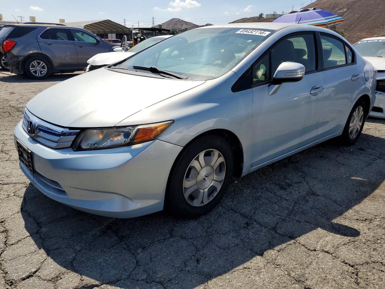 2012 HONDA CIVIC HYBRID | JHMFB4F20CS005923 | UPCARS
