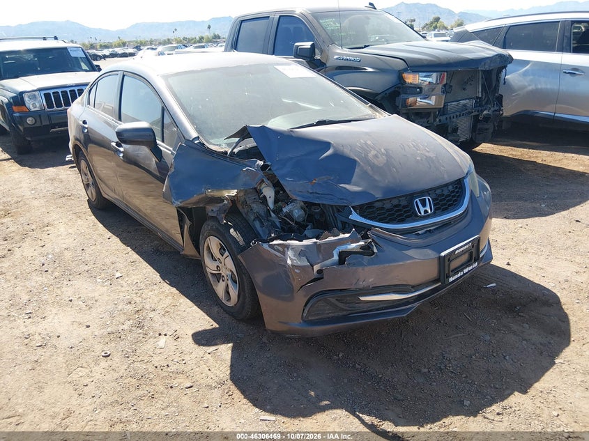 2014 HONDA CIVIC LX | 19XFB2F56EE275227 | UPCARS