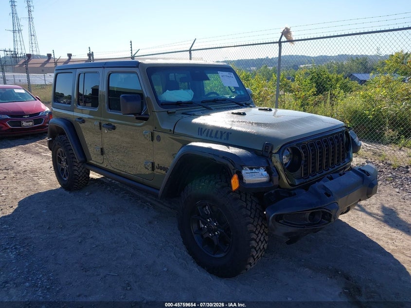 2026 JEEP WRANGLER WILLYS 4X4 | 1C4PJXDG6TW186852 | UPCARS
