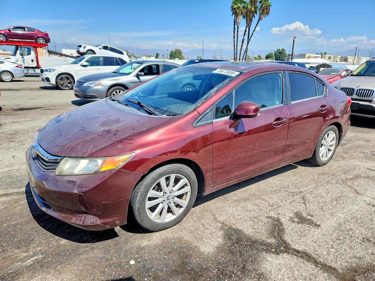 2012 HONDA CIVIC EX | JHMFB2F82CS001400 | UPCARS