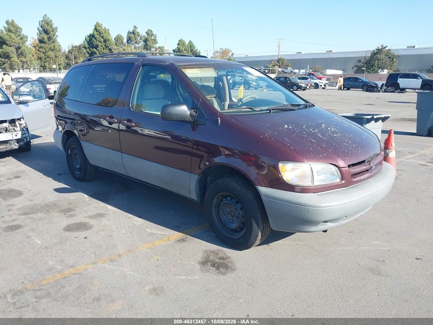 2000 TOYOTA SIENNA LE | 4T3ZF13CXYU199177 | UPCARS
