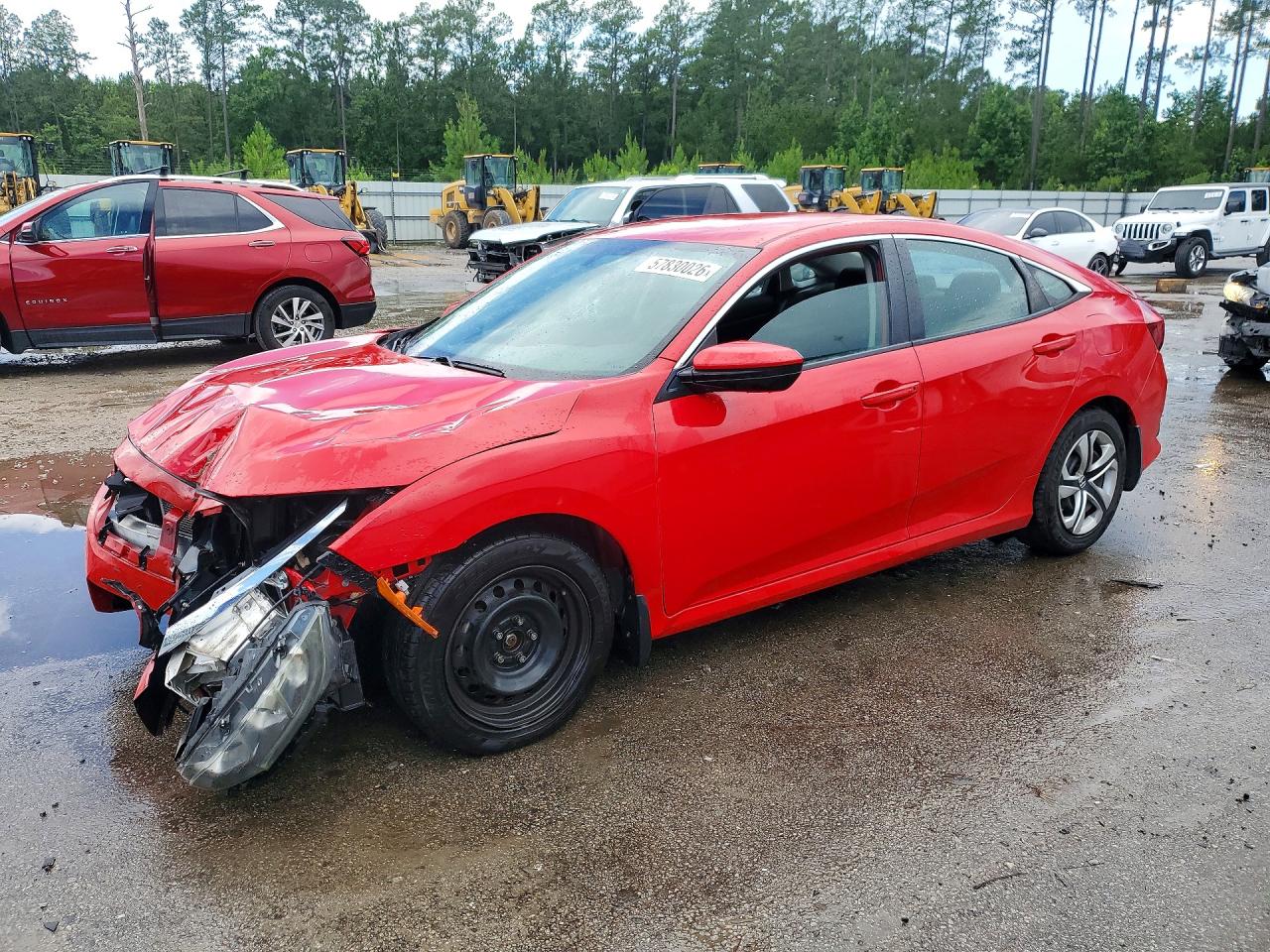 2018 HONDA CIVIC LX | 2HGFC2F54JH582747 | UPCARS
