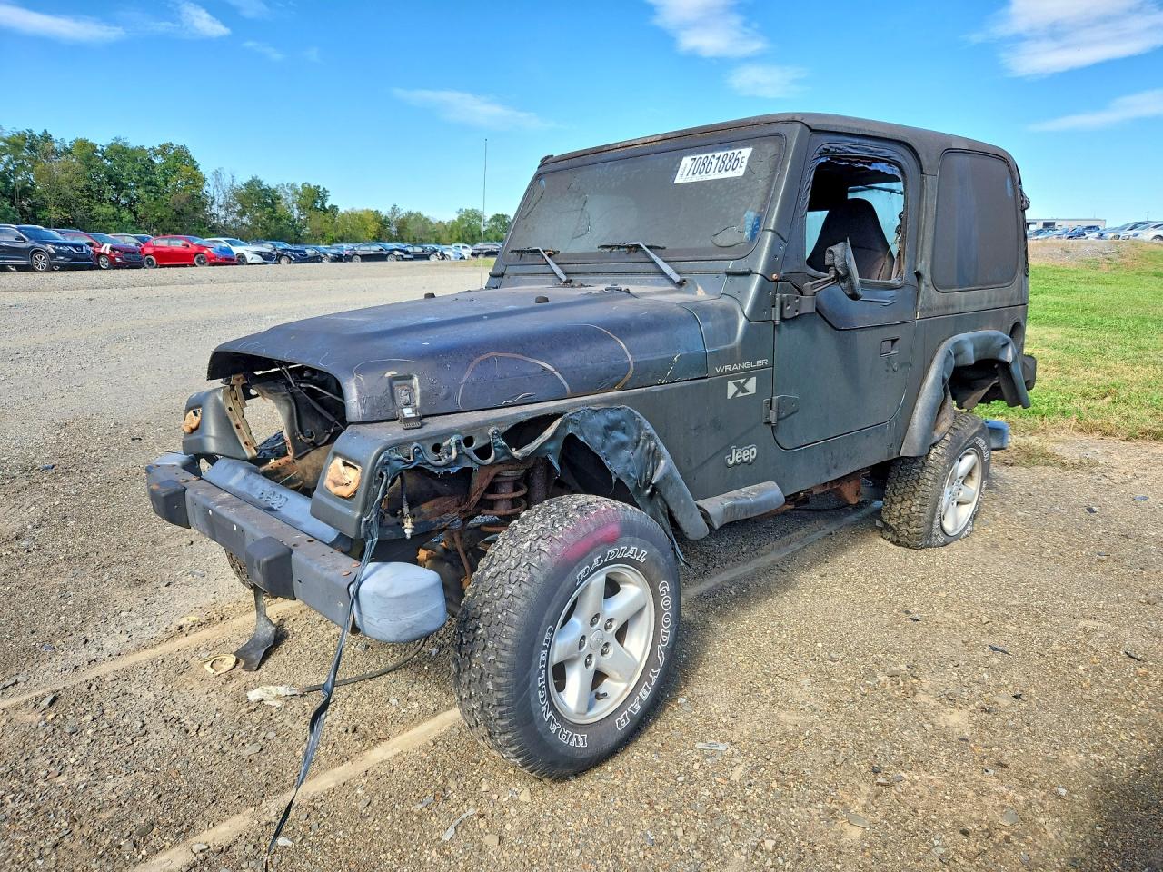 2002 JEEP WRANGLER X | 1J4FA39S72P767510 | UPCARS
