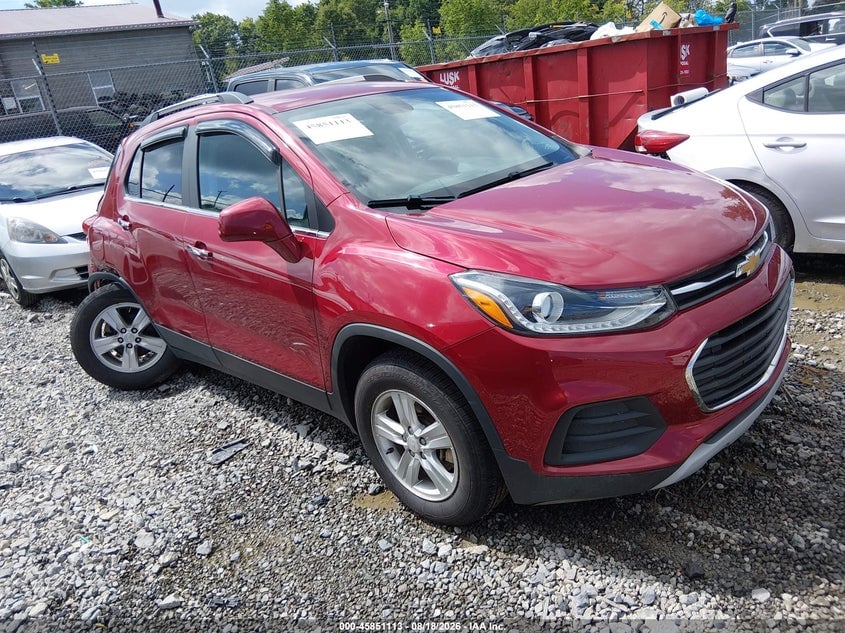 2019 CHEVROLET TRAX LT | 3GNCJPSBXKL367745 | UPCARS