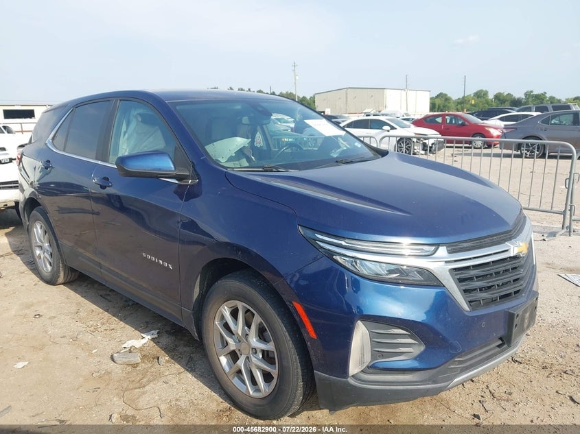 2022 CHEVROLET EQUINOX FWD LT | 3GNAXKEV1NL231295 | UPCARS