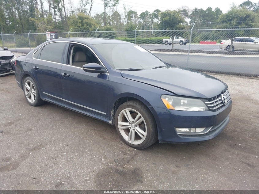 2012 VOLKSWAGEN PASSAT 2.0L TDI SEL PREMIUM | 1VWCN7A33CC079275 | UPCARS