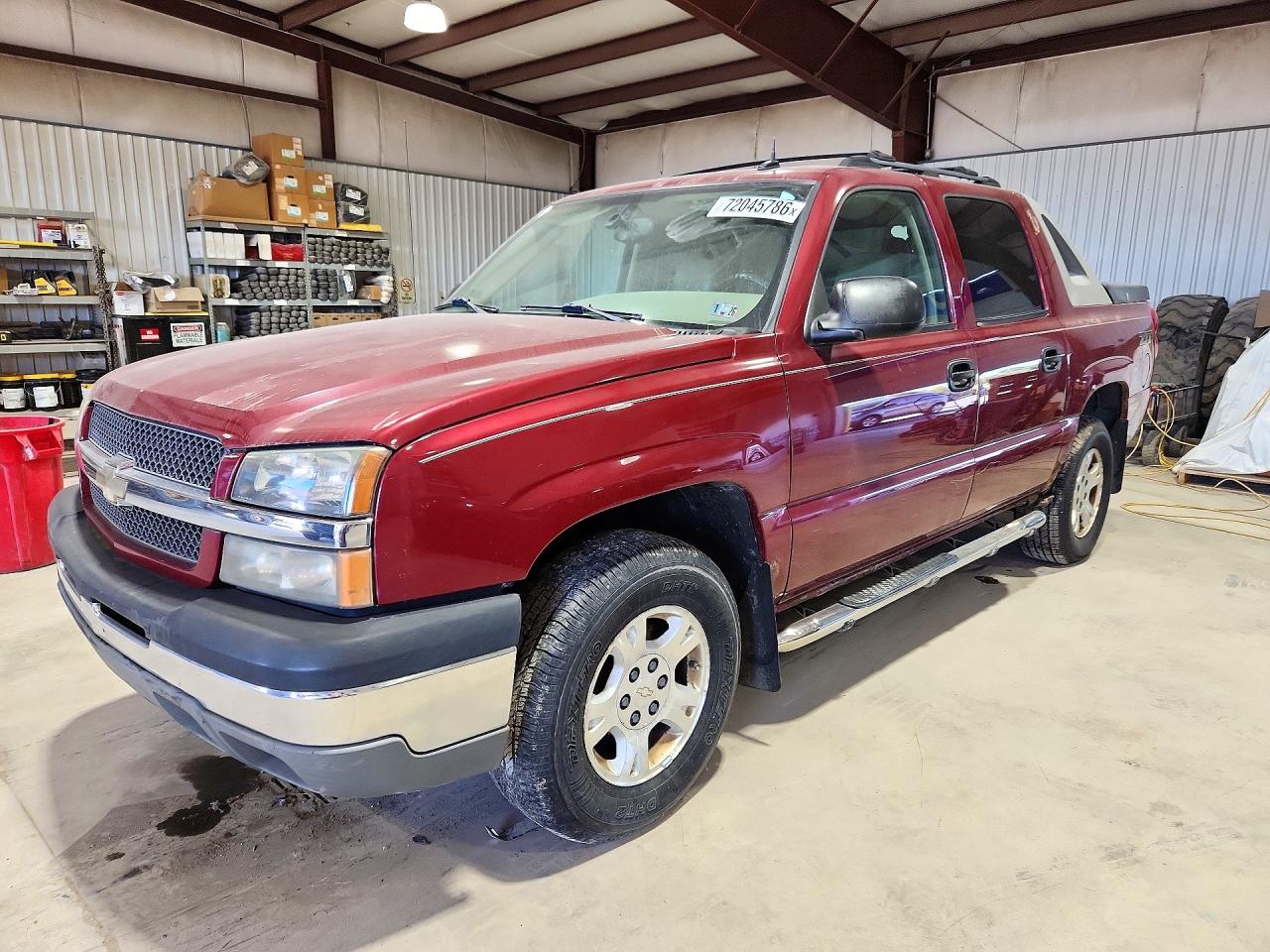 2004 CHEVROLET AVALANCHE K1500 | 3GNEK12T24G142419 | UPCARS