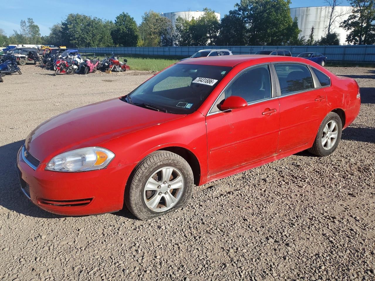 2012 CHEVROLET IMPALA LS | 2G1WF5E3XC1226587 | UPCARS