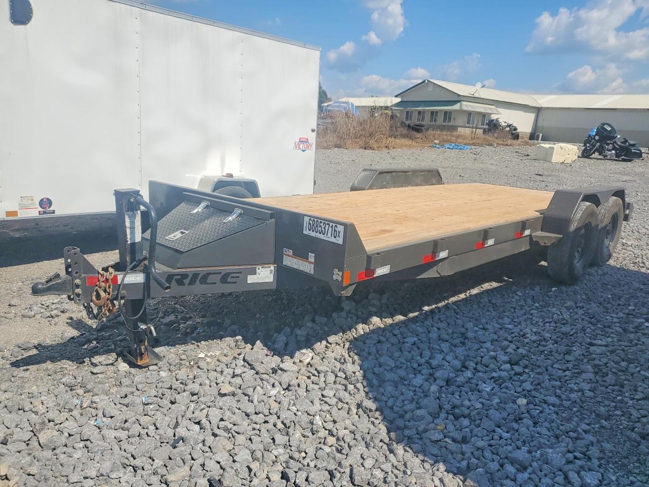 2025 RICE 18 BP CARH FMEHR8220 EQUIPMENT TRAILER | 4RWBE2024SH054842 | UPCARS