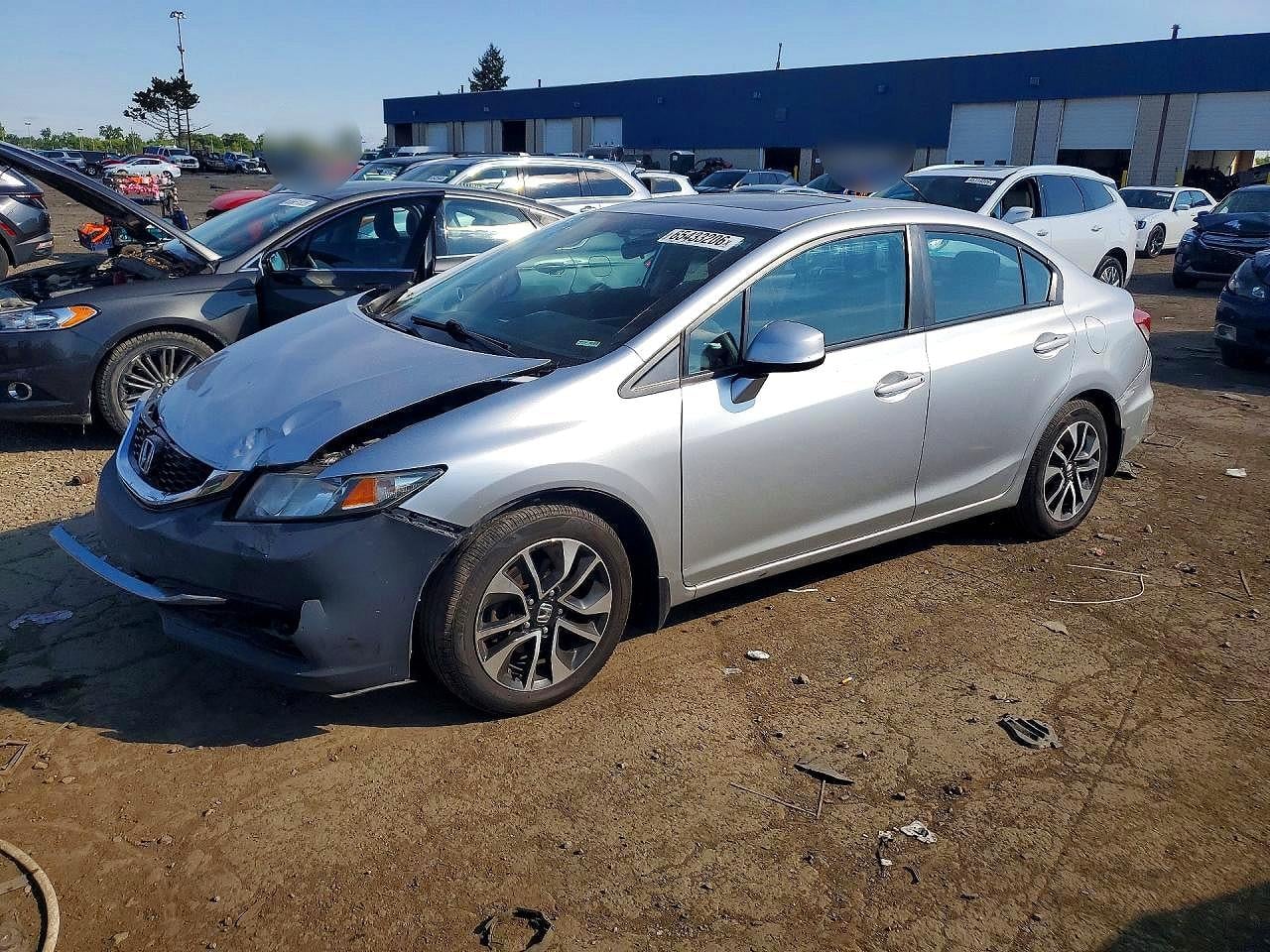 2013 HONDA CIVIC EX | 19XFB2F88DE067987 | UPCARS