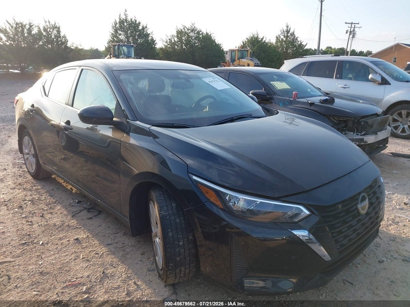 2025 NISSAN SENTRA S | 3N1AB8BV0SY260335 | UPCARS