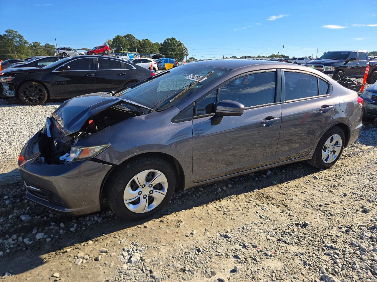 2014 HONDA CIVIC LX | 19XFB2F5XEE023061 | UPCARS