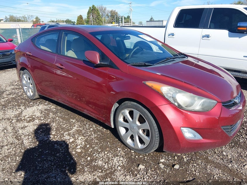 2013 HYUNDAI ELANTRA LIMITED | 5NPDH4AE1DH180643 | UPCARS