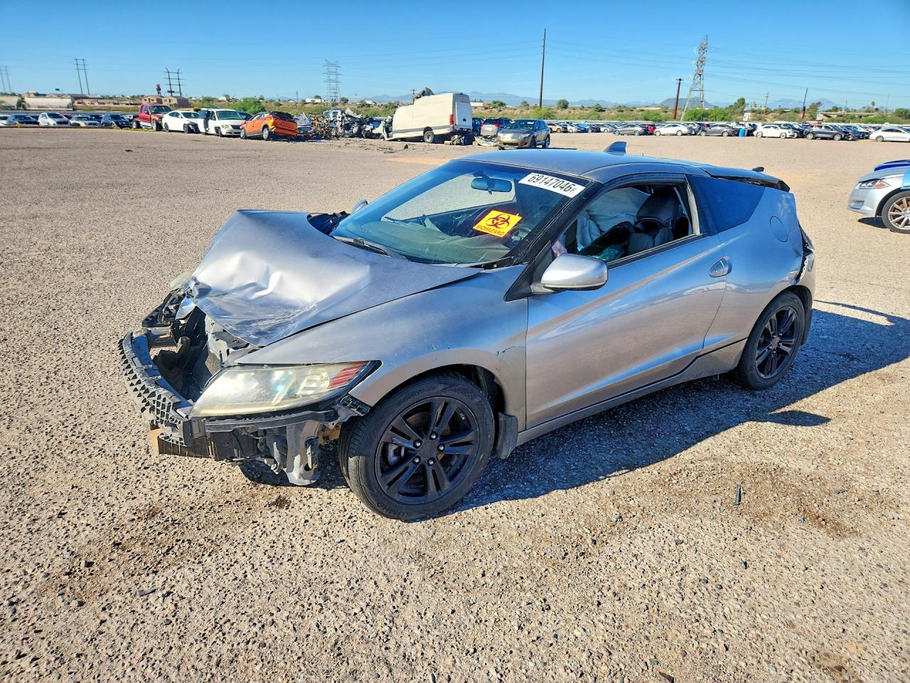 2011 HONDA CR-Z EX | JHMZF1D6XBS003763 | UPCARS