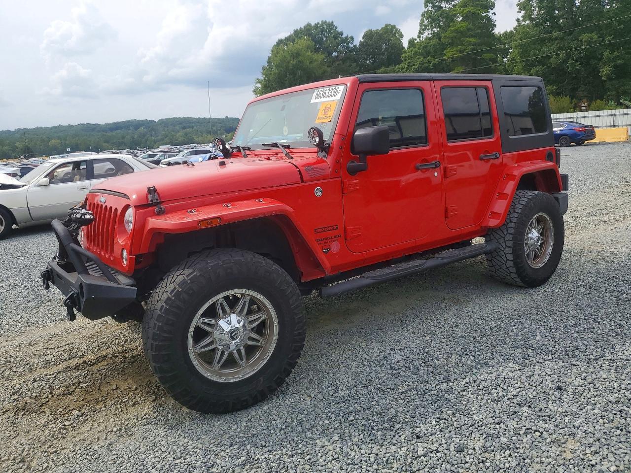 2017 JEEP WRANGLER SPORT | 1C4BJWDGXHL583607 | UPCARS