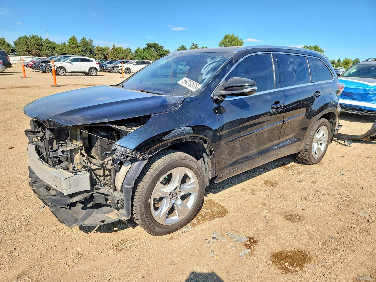 2016 TOYOTA HIGHLANDER LIMITED PLATINUM | 5TDDKRFH8GS347239 | UPCARS