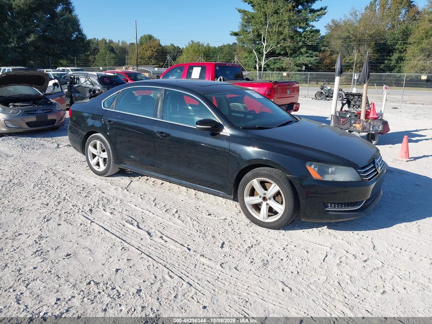2013 VOLKSWAGEN PASSAT 2.5L SE | 1VWBH7A35DC009233 | UPCARS