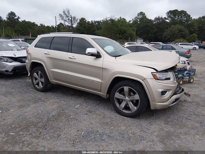 2014 JEEP GRAND CHEROKEE OVERLAND | 1C4RJECG5EC206608 | UPCARS
