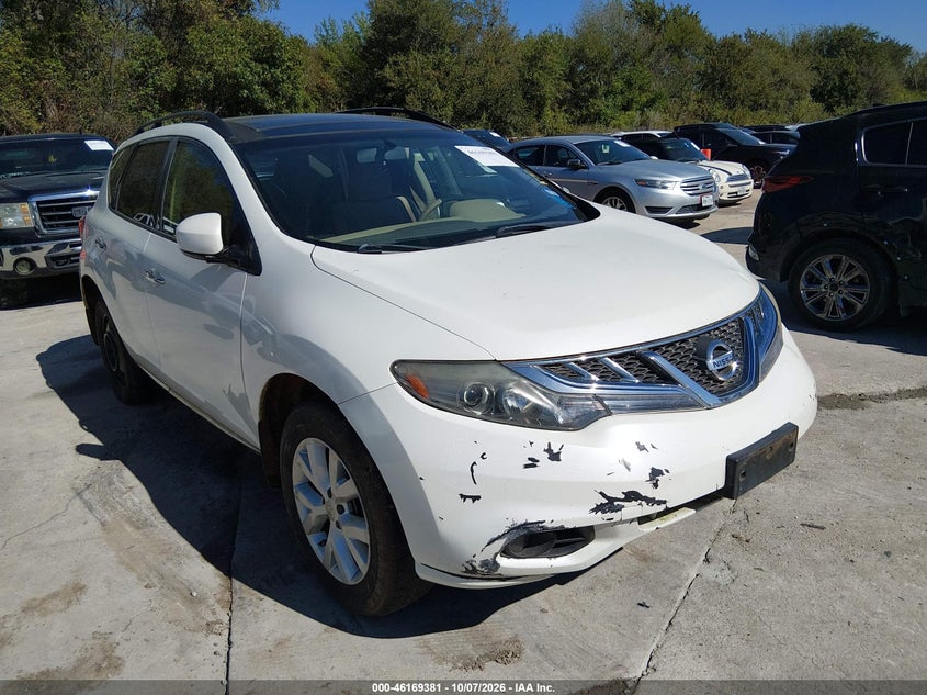 2012 NISSAN MURANO SV | JN8AZ1MU8CW122172 | UPCARS