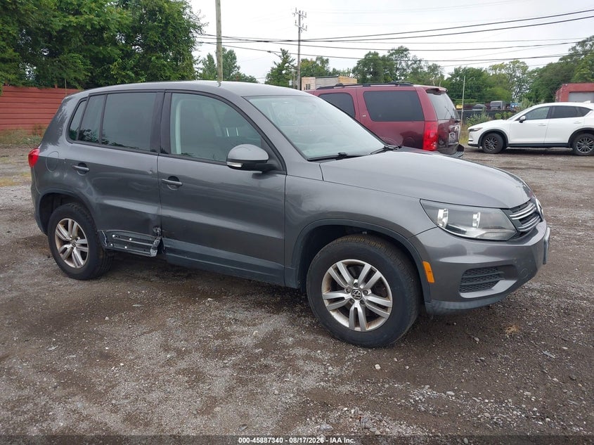 2012 VOLKSWAGEN TIGUAN S | WVGAV7AX6CW088320 | UPCARS