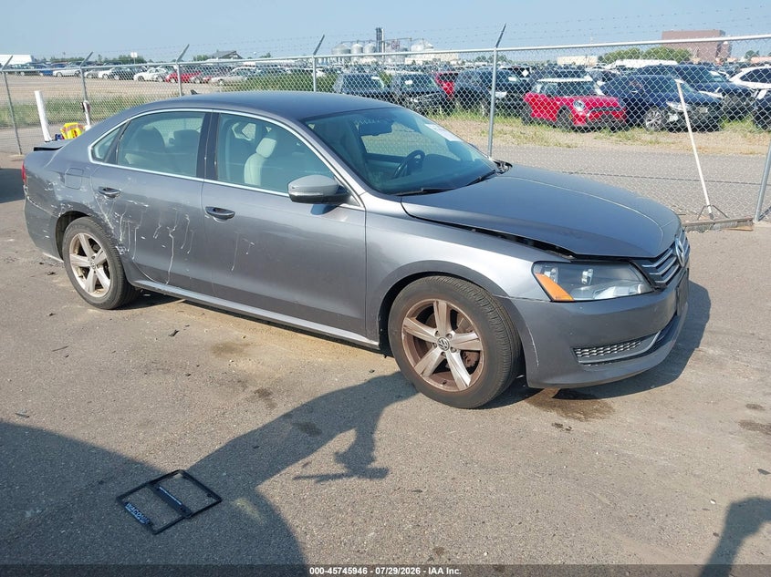 2012 VOLKSWAGEN PASSAT 2.5L SE | 1VWBH7A30CC047905 | UPCARS