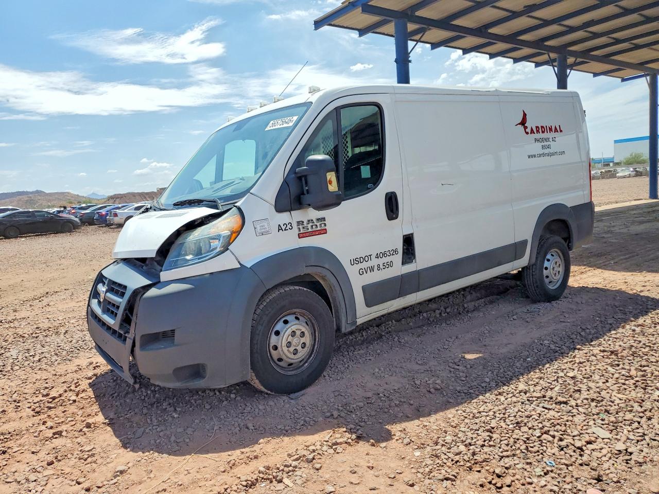 2014 RAM PROMASTER DELIVERY VAN | 3C6TRVAG3EE100885 | UPCARS