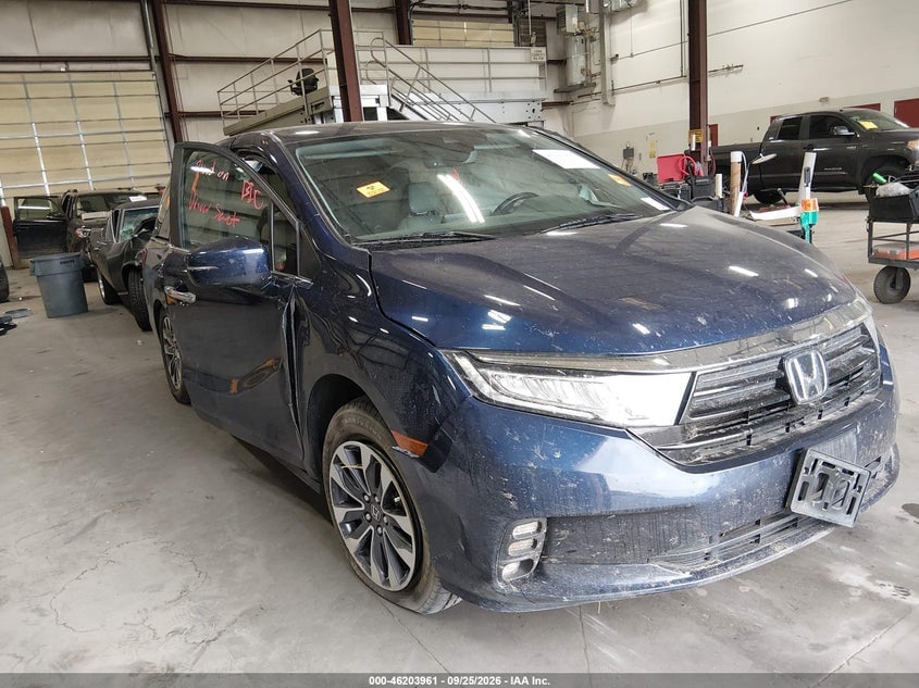 2022 HONDA ODYSSEY EX-L | 5FNRL6H71NB042706 | UPCARS