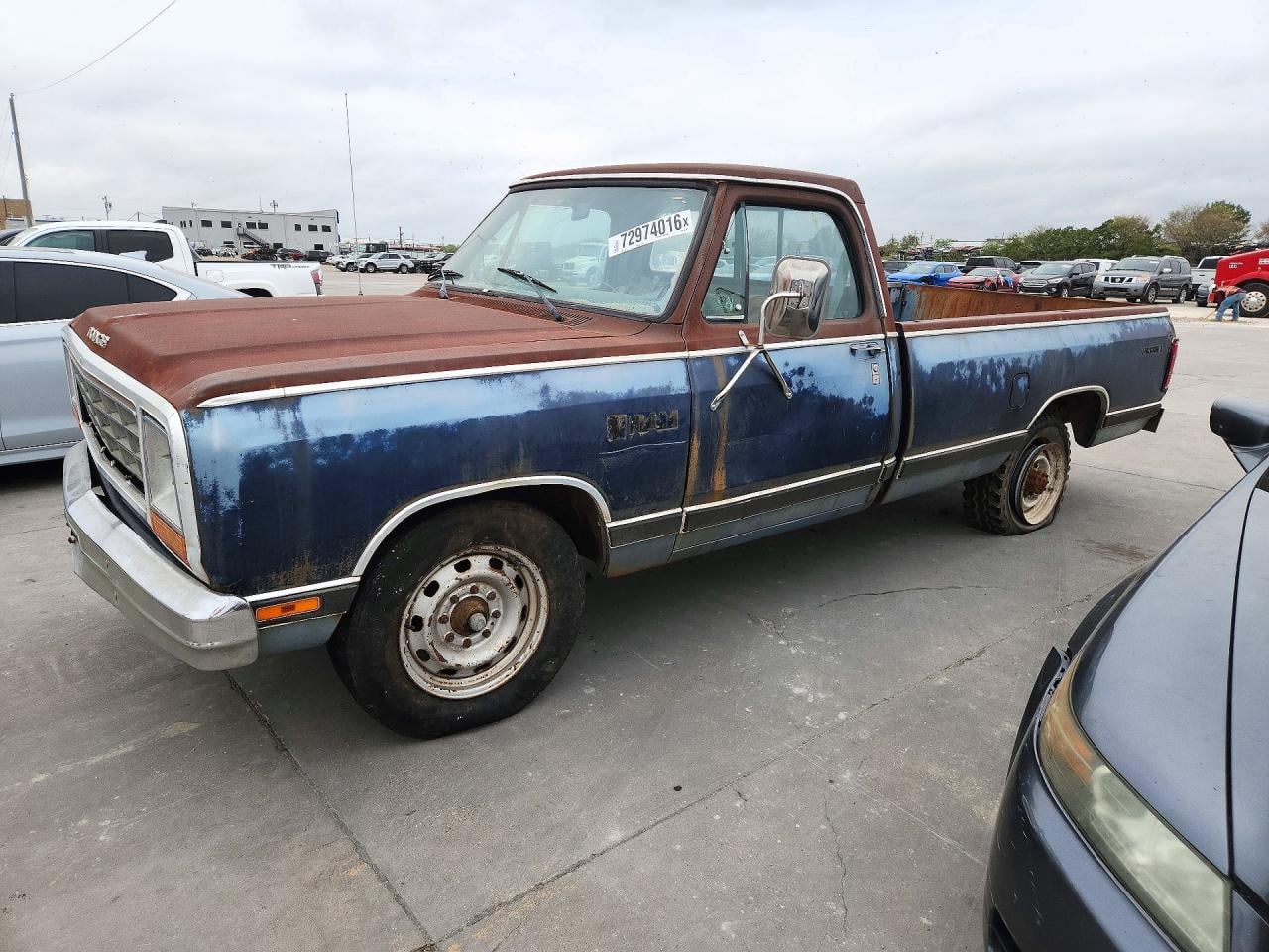 1984 DODGE D SERIES D200 | 1B7JD24W7ES337599 | UPCARS