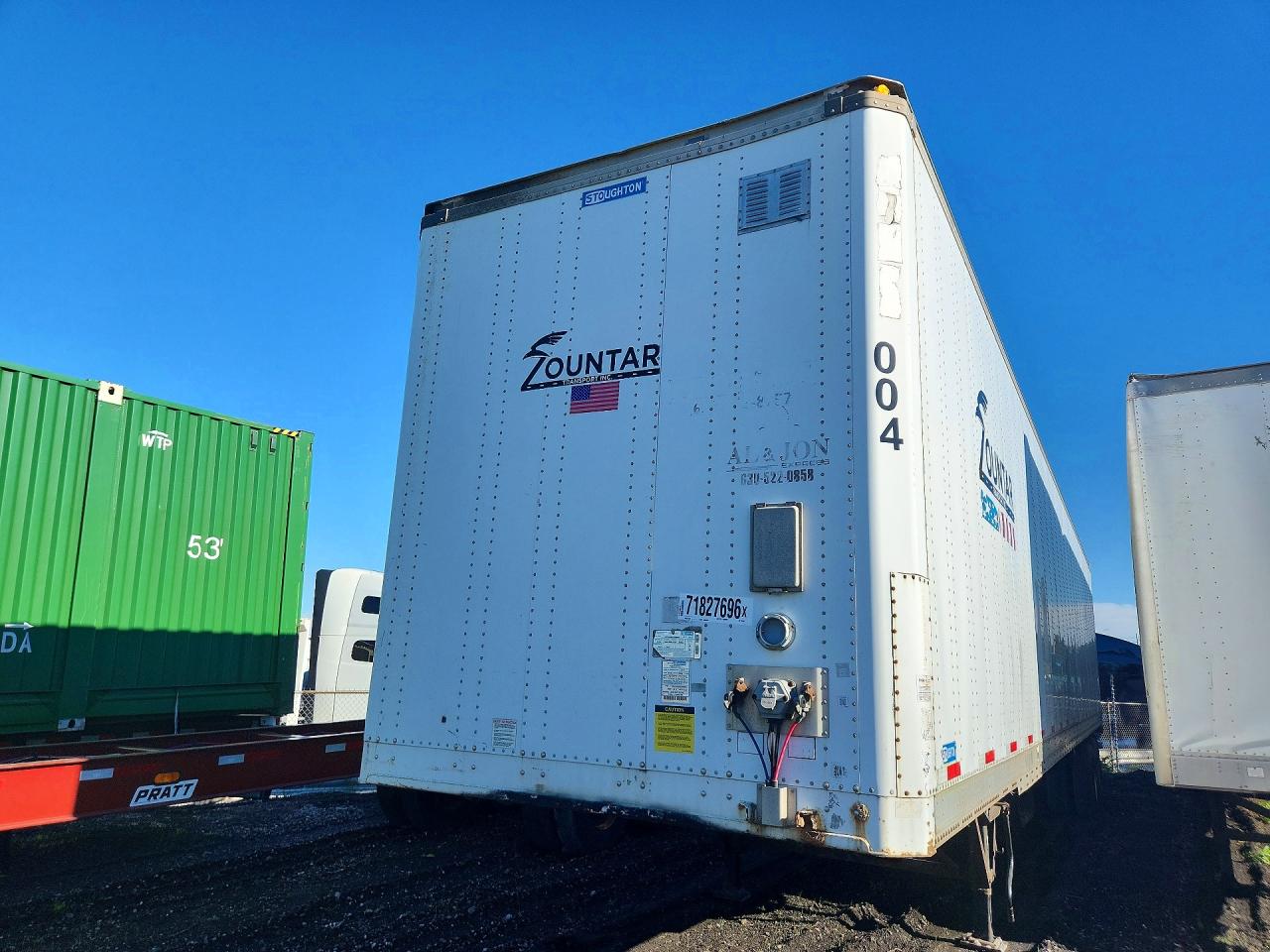 2012 STOUGHTON 53 TRAILER STOUGHTON AVW-525T-S-C-AR DRY VAN TRAILER | 1DW1A5325CS285664 | UPCARS