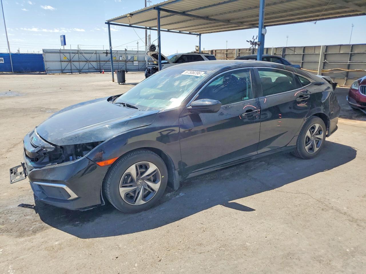 2019 HONDA CIVIC LX | 19XFC2F67KE025299 | UPCARS