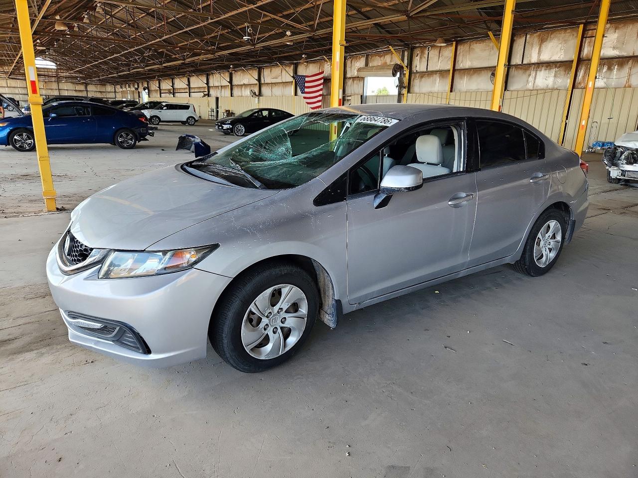 2013 HONDA CIVIC LX | 19XFB2F57DE053357 | UPCARS