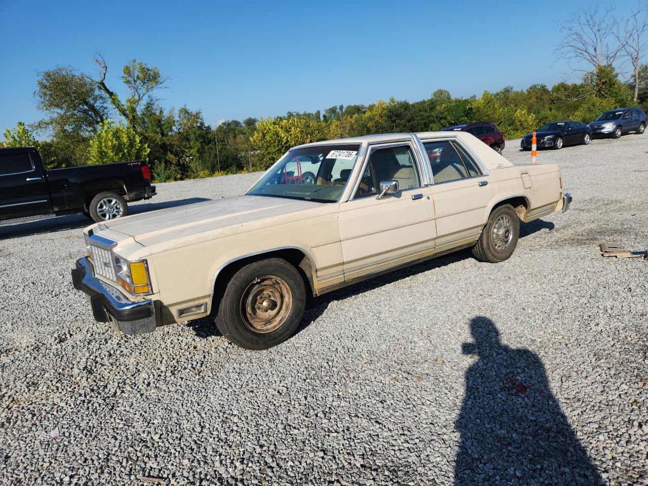 1987 FORD CROWN VIC LX | 2FABP74F4HX105395 | UPCARS