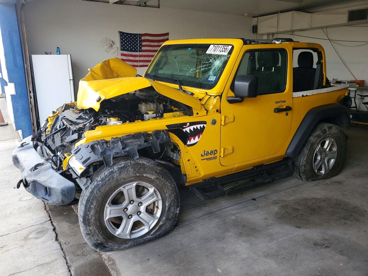 2019 JEEP WRANGLER SPORT | 1C4GJXAG7KW534354 | UPCARS