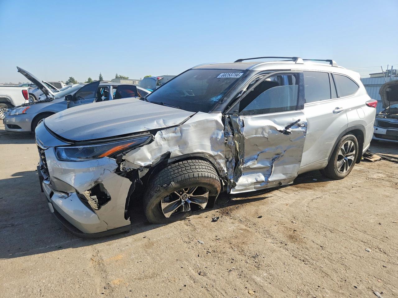 2021 TOYOTA HIGHLANDER XLE | 5TDHZRAH7MS525738 | UPCARS