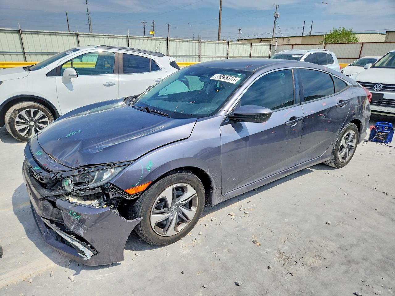 2020 HONDA CIVIC LX | 2HGFC2F60LH588802 | UPCARS