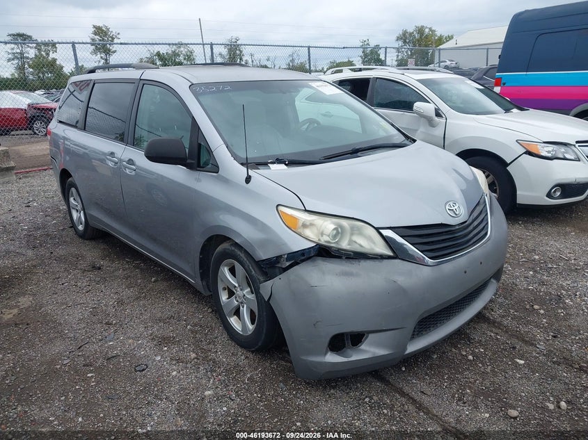 2012 TOYOTA SIENNA LE V6 8 PASSENGER | 5TDKK3DC5CS266009 | UPCARS