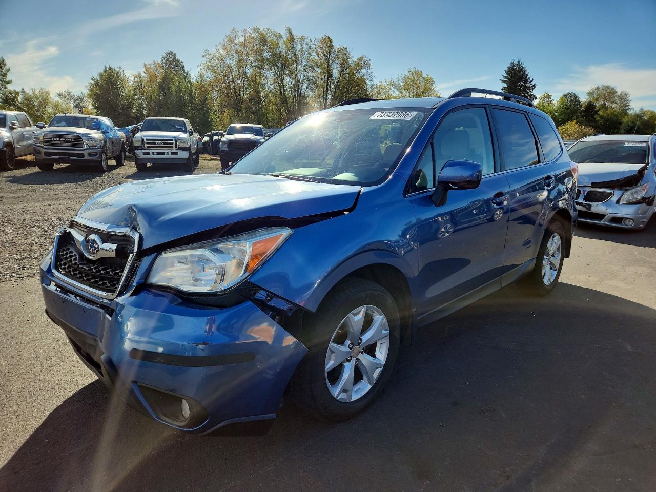 2015 SUBARU FORESTER 2.5I LIMITED | JF2SJARC1FH408267 | UPCARS
