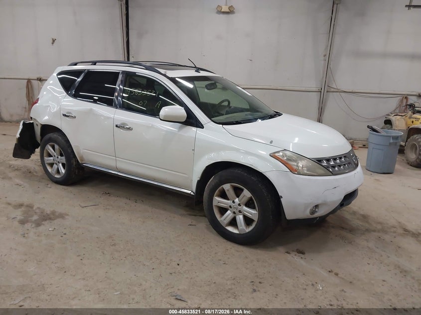 2007 NISSAN MURANO SL | JN8AZ08WX7W612317 | UPCARS