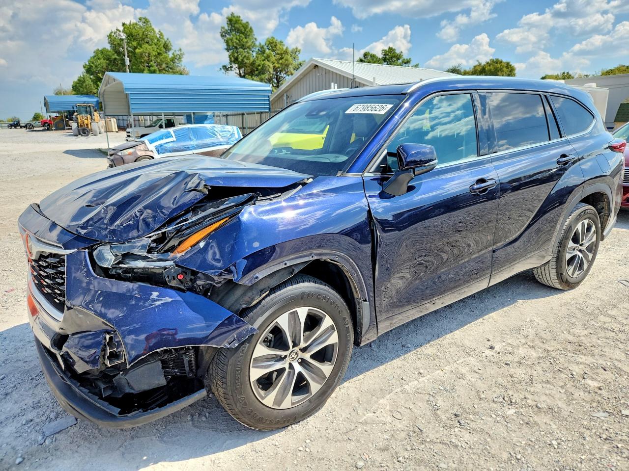 2021 TOYOTA HIGHLANDER XLE | 5TDGZRAH8MS069745 | UPCARS
