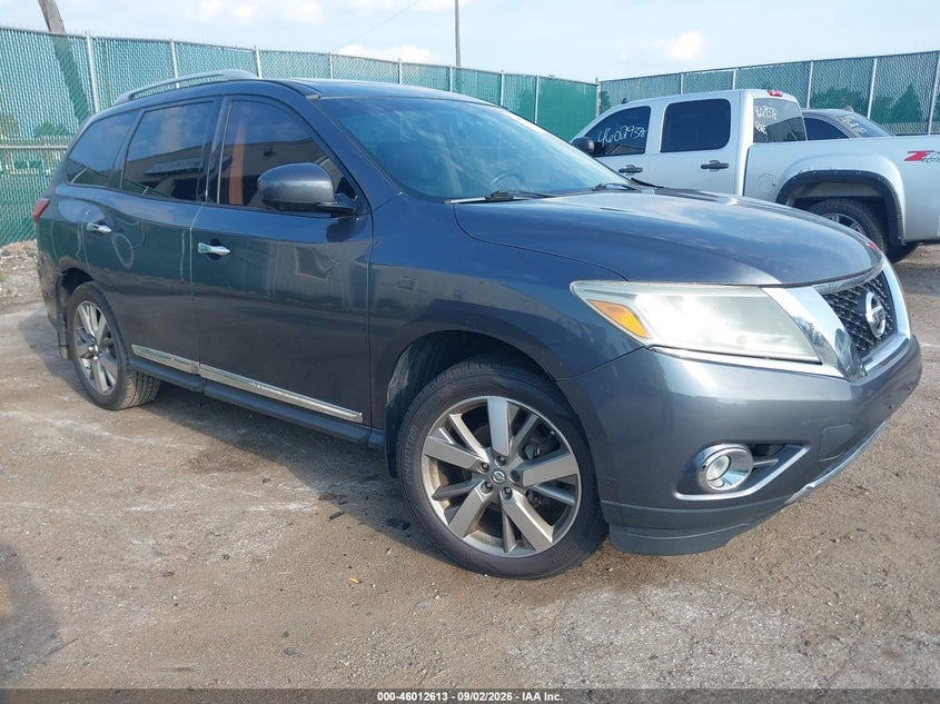 2014 NISSAN PATHFINDER PLATINUM | 5N1AR2MM0EC695679 | UPCARS