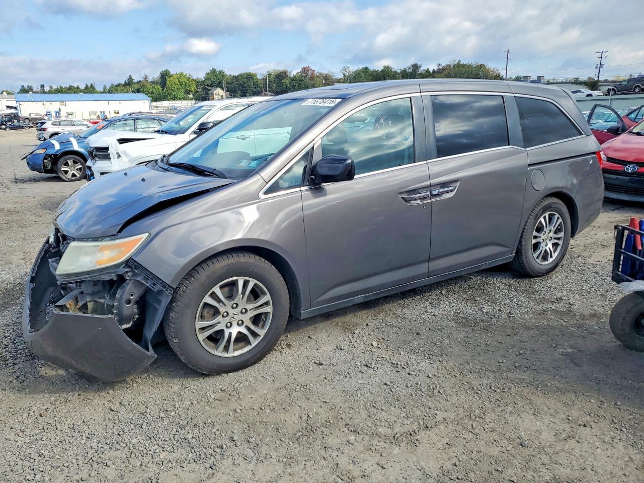 2013 HONDA ODYSSEY EXL | 5FNRL5H63DB039192 | UPCARS