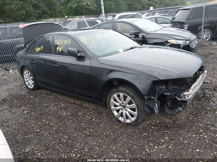 2012 AUDI A4 2.0T PREMIUM | WAUBFAFL9CN002509 | UPCARS