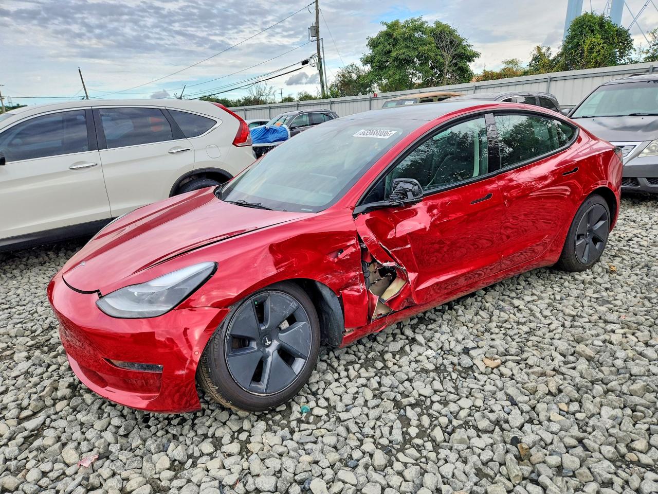 2022 TESLA MODEL 3 | 5YJ3E1EB5NF173374 | UPCARS