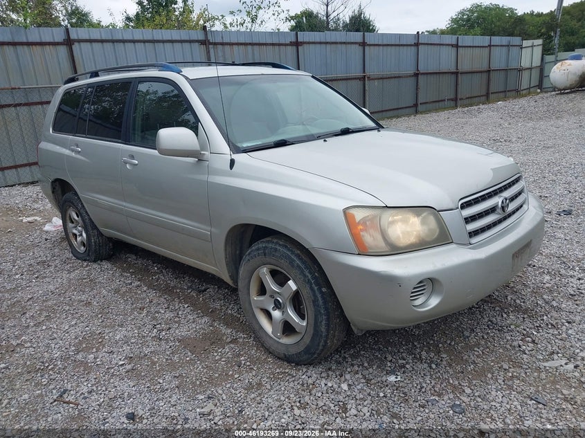 2003 TOYOTA HIGHLANDER | JTEGD21A530063911 | UPCARS