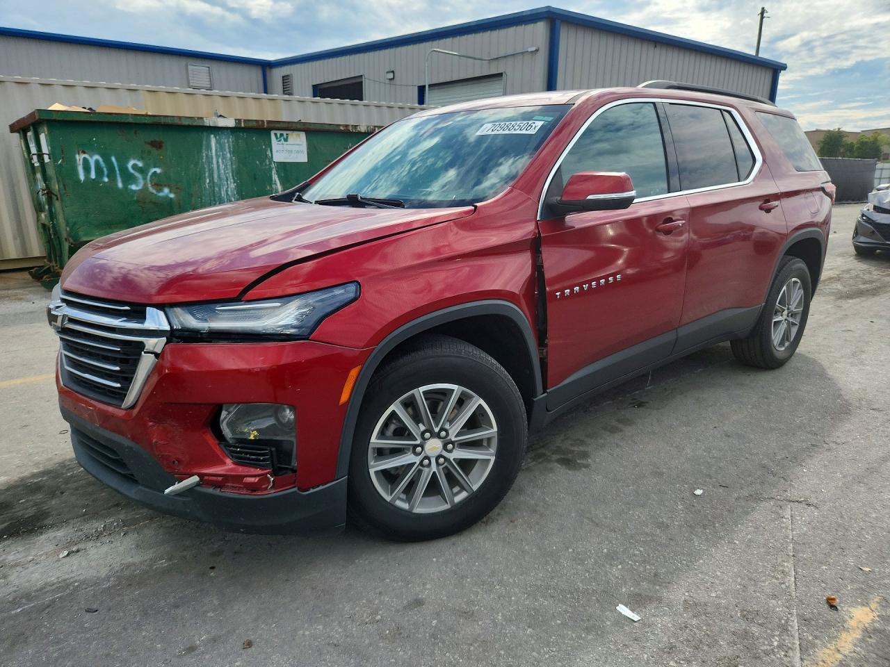 2022 CHEVROLET TRAVERSE LT | 1GNERGKW9NJ145827 | UPCARS