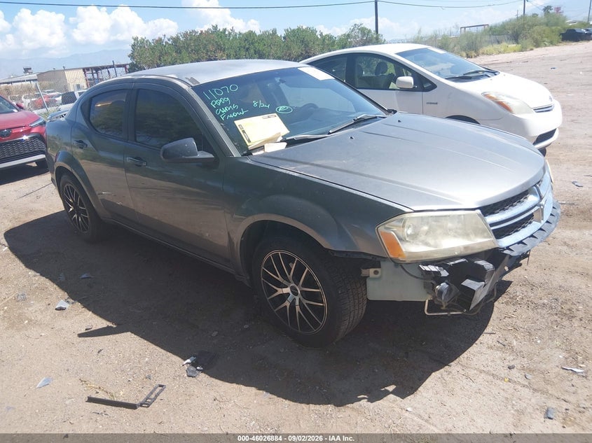 2013 DODGE AVENGER SE | 1C3CDZAB6DN725251 | UPCARS
