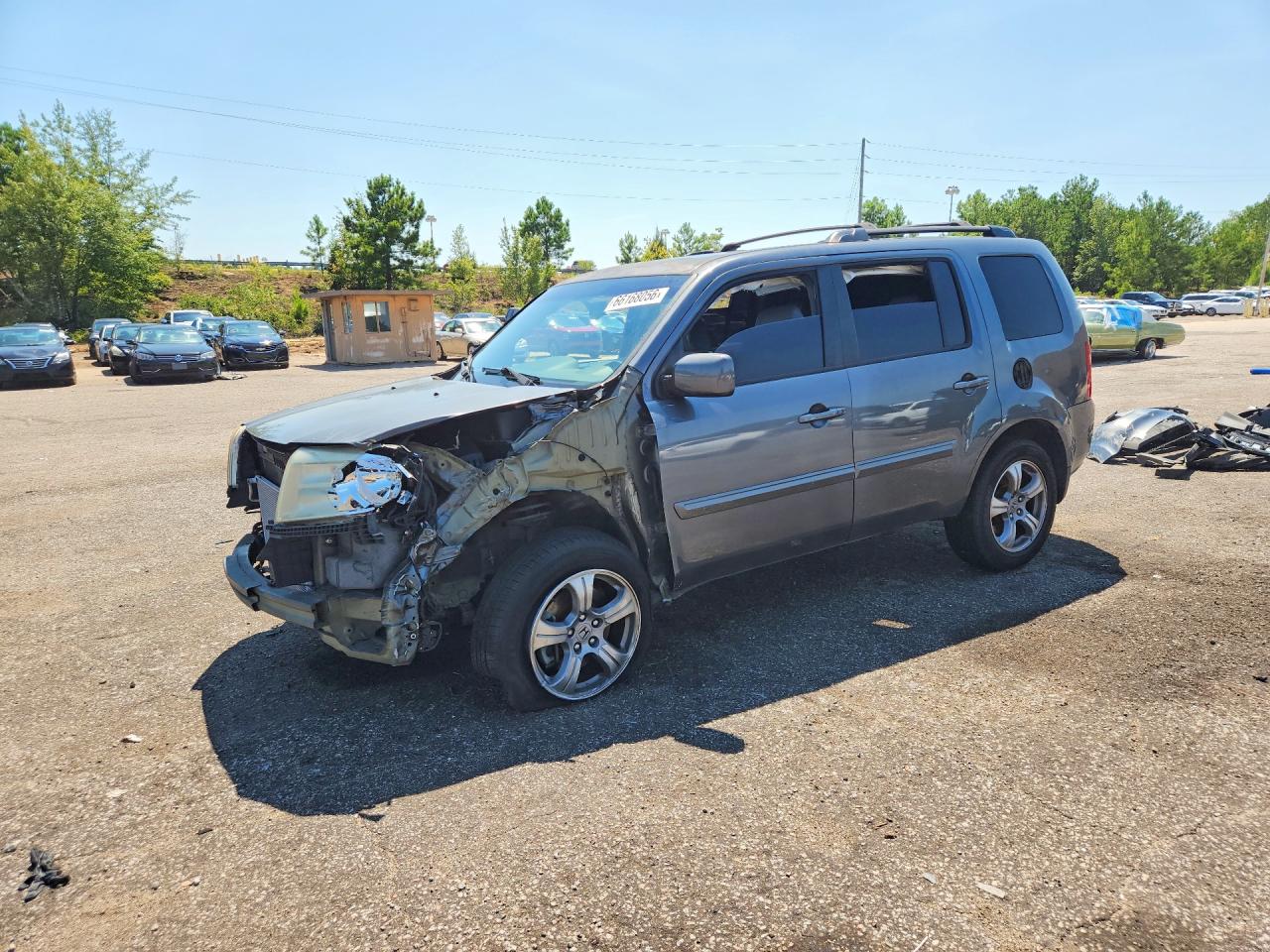 2013 HONDA PILOT EXL | 5FNYF3H59DB001416 | UPCARS