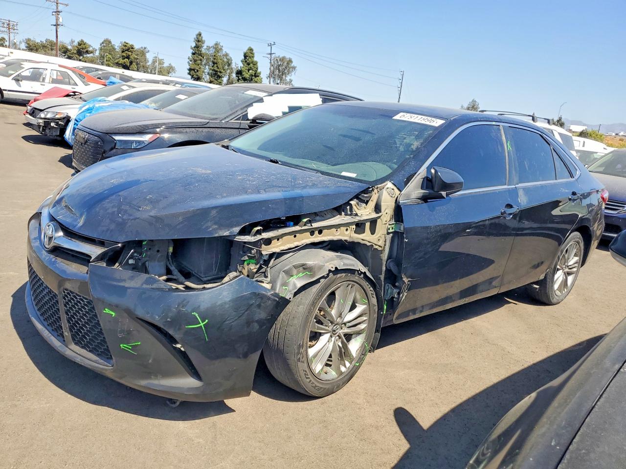 2017 TOYOTA CAMRY SE | 4T1BF1FK4HU307516 | UPCARS